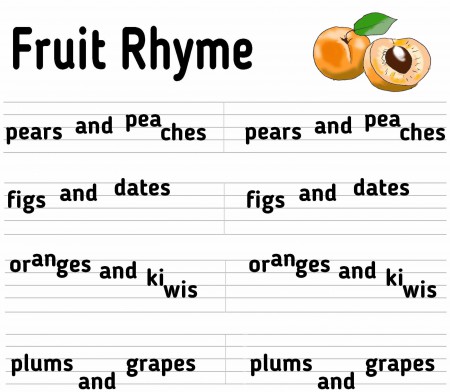 fruit rhyme hancock mcdonald