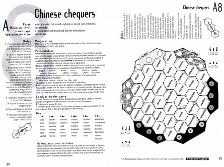 Pronunciation Games: Chinese Chequers