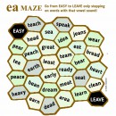 Mark's spelling maze 'ea' - hancockmcdonald.com/materials/marks-spelling-maze-ea