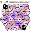 Mark's spelling maze 'u' - hancockmcdonald.com/materials/marks-spelling-maze-u